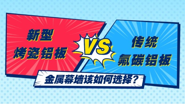 新型烤瓷铝板VS传统氟碳铝板，金属幕墙该如何选择？