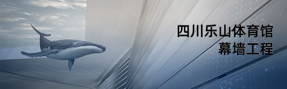 乐山市体育馆建筑外观 - 使用英特宝陶瓷涂料效果