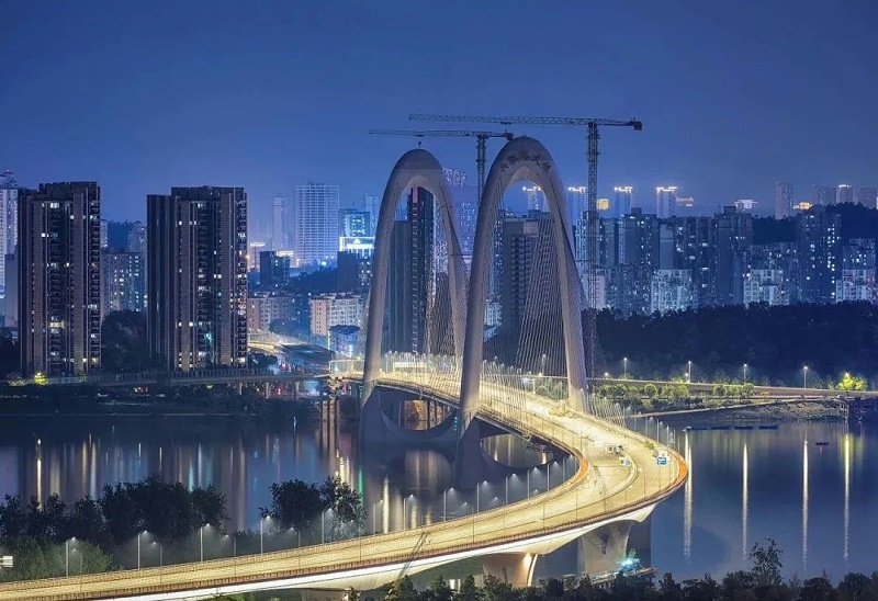 兴联大桥建设过程
