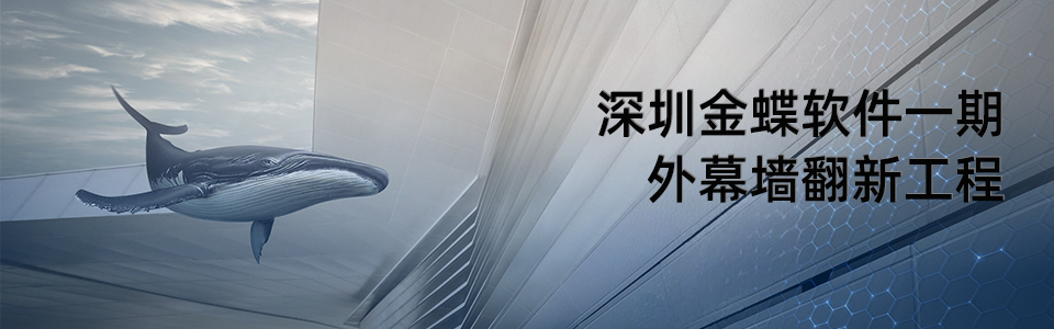 深圳金蝶软件一期外幕墙翻新 深圳金蝶软件一期外幕墙翻新